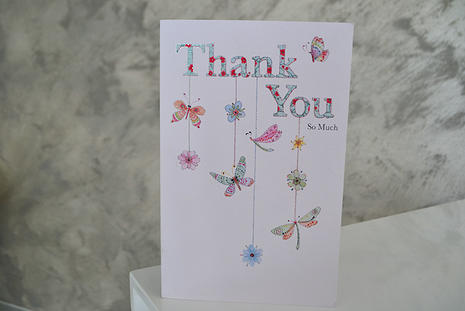 Tara & David thank you card