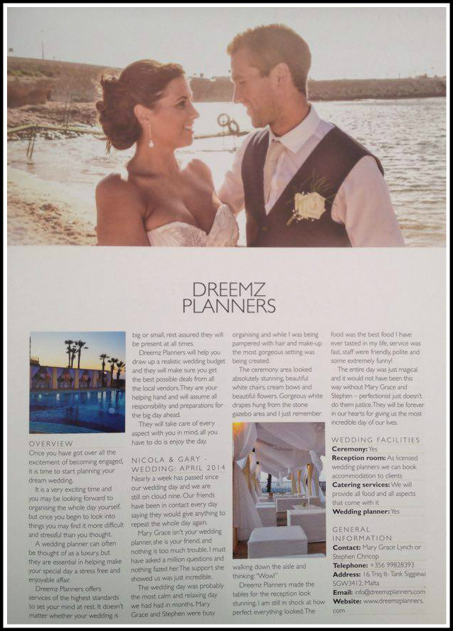 Dreemz Planners feature — The Islands of Malta & Gozo